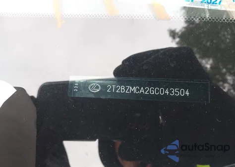 2016 Lexus Rx 350 z USA, uszkodzony, nr VIN 2T2BZMCA2GC043504